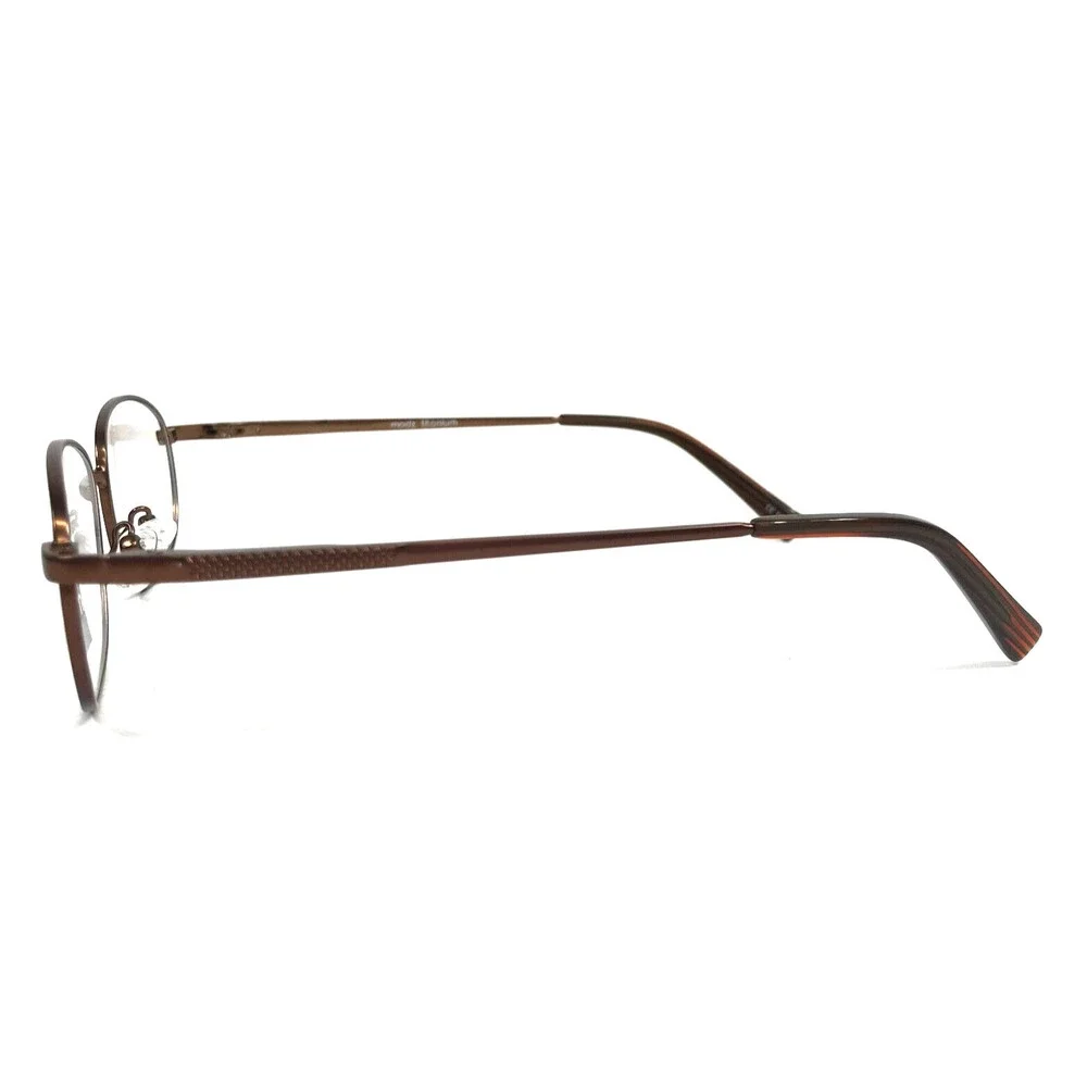 Modz Eyeglasses Frames MODERN DICTATOR MATTE BROWN Oval Wire Rim 53-17-145